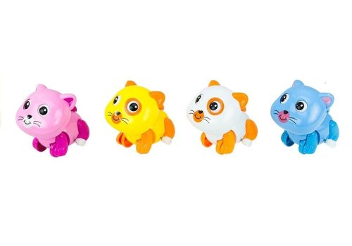 Szép felhúzható kiscicák Óraműve Felhúzható játék Mozgó, futó macska