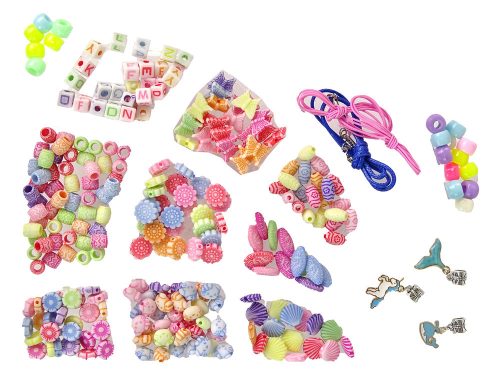 Színes smink és ékszerkészlet