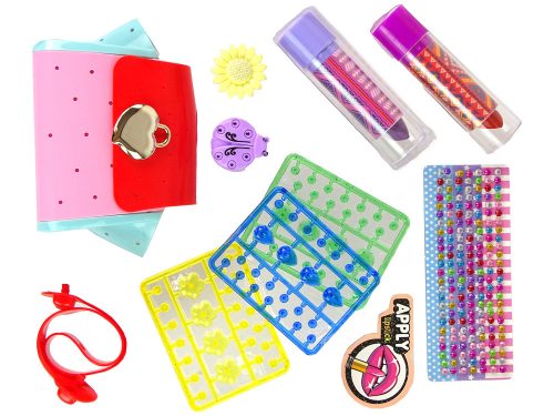 Színes smink és ékszerkészlet