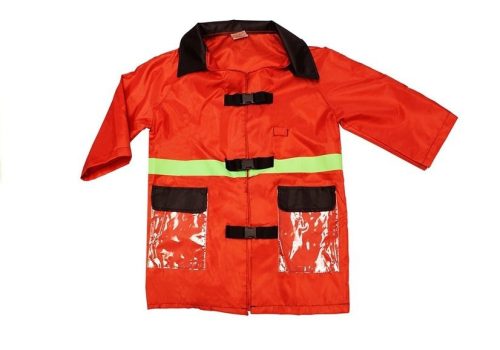 Tűzoltó jelmez kiegészítőkkel - sisak, tűzoltó készülék, feszítővas