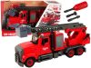 Fire Truck Fire Brigade for Unscrewing Accessories Red