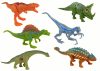 Dinoszaurusz figurák készlete 12 darab színes