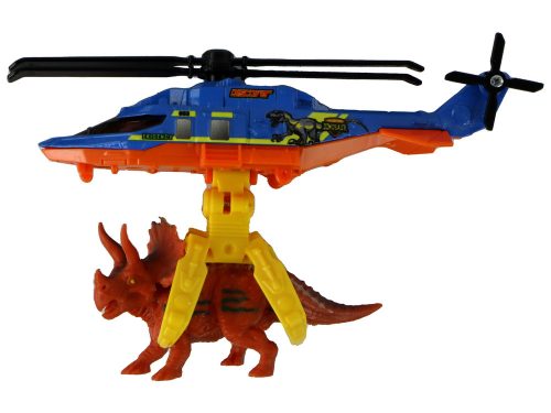 Helikopter Dinosaurs Járműkészlet 6 Színes Db