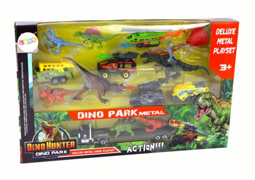 Helikopter Dinosaurs Járműkészlet 8 Színes Db