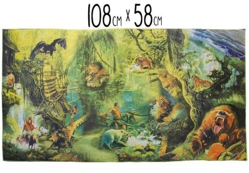 Padlószőnyeg/Szőnyeg/Szőnyeg - puha anyag, dzsungel stílusú