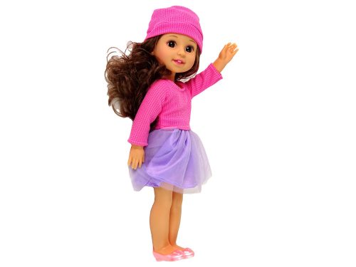 Barna hajú kislány baba