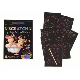 Scratch kifestőkönyv gyerekeknek, állatoknak
