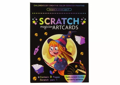Színező Scratch Book gyerekeknek Magic