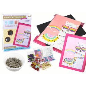 DIY készlet flitter magas sarkú bagoly keret színes