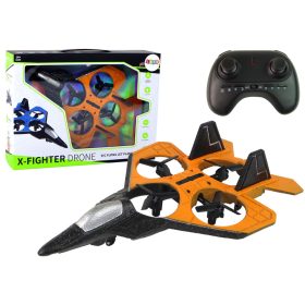 RC Drone Plane Orange Fighter távirányítós pilóta