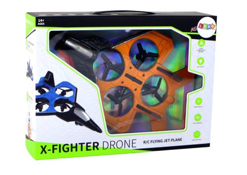 RC Drone Plane Orange Fighter távirányítós pilóta