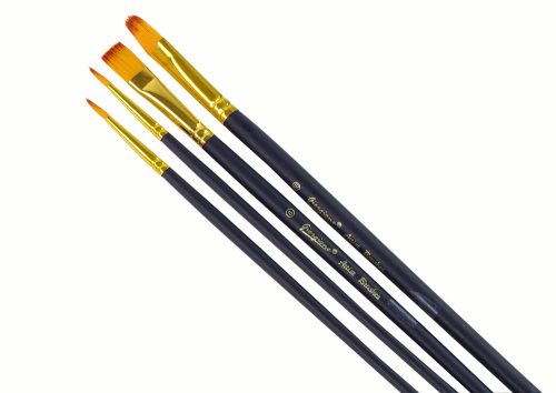 Művész ecsetek készlete 4 formájú