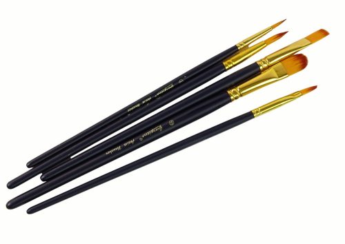 Művész ecsetek 5 formájú készlete