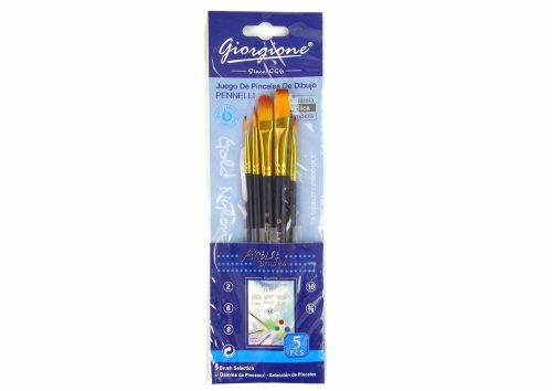 Művész ecsetek 5 formájú készlete