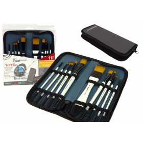 Művész szett tolltartó ecsetek 10 részes