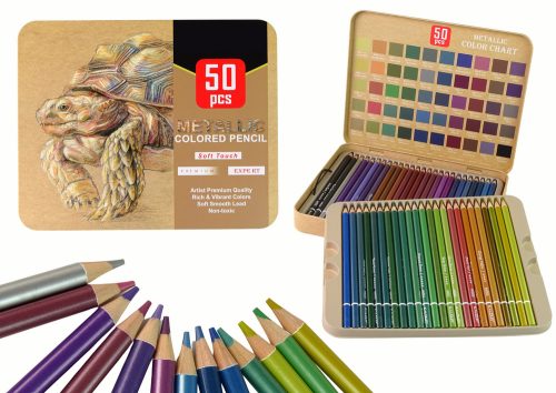 Kis művész zsírkréta készlet szervezőben 50 db.