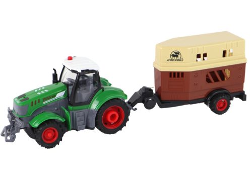 RC traktor távirányítós traktor mezőgazdasági gép pótkocsi távirányító 1:24
