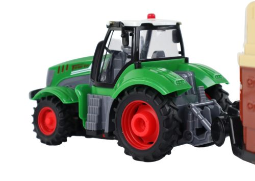 RC traktor távirányítós traktor mezőgazdasági gép pótkocsi távirányító 1:24