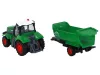Távirányítós traktor utánfutóval 1:24 Zöld fényekkel
