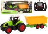 Távirányítós traktor pótkocsival RC 1:16 Green Remote Control