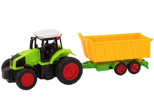 Távirányítós traktor pótkocsival RC 1:16 Green Remote Control