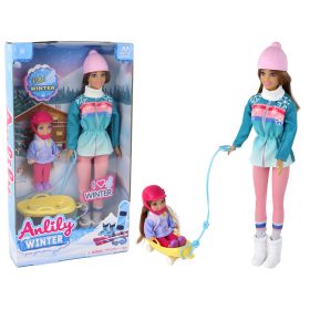 Anlily Dolls Anya lánya Szánkó szett