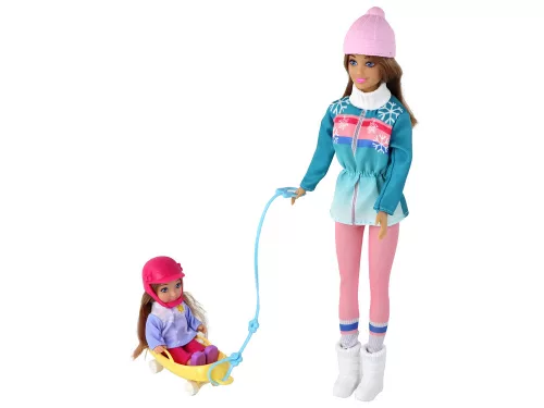 Anlily Dolls Anya lánya Szánkó szett