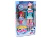 Anlily Dolls Anya lánya Szánkó szett