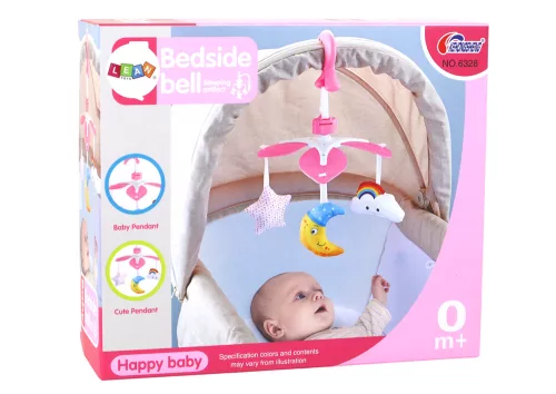 Babaágy körhinta égi klip rózsaszín