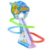 Vicces Penguin Race Racer Ice Slide Track gyerekeknek Toy Lights Hangok