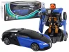 Robotautó 2 az 1-ben Bugatti kék fényeffektusok
