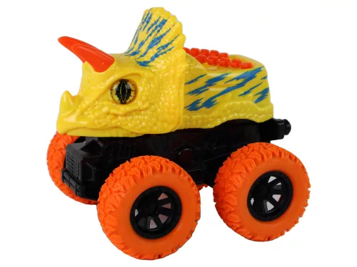 Triceratops súrlódó meghajtó jármű sárga