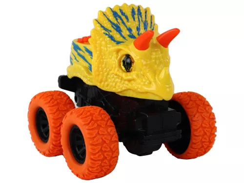Triceratops súrlódó meghajtó jármű sárga