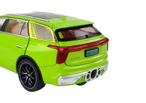Alumínium RC autómodell 1:24 C Szín Zöld