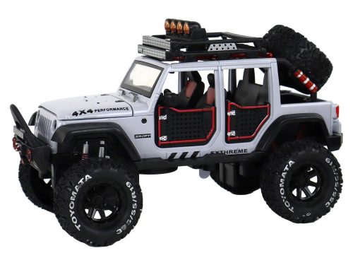 Játékautó terepjáró 4x4 lámpás hangzás 4 színben