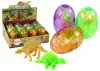 Nagy dinoszaurusz tojás 2 dinoszaurusz tojás figurák 9 cm