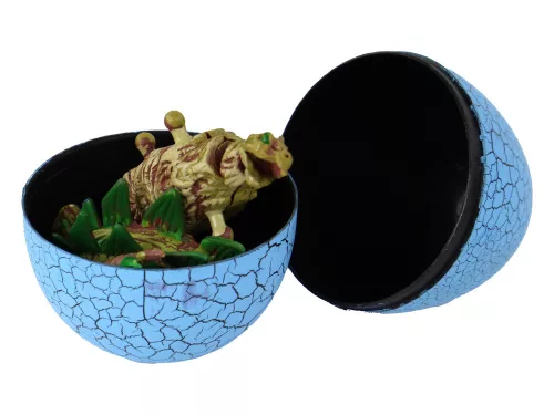 Dinoszaurusz figura tojás 3 szín 9cm