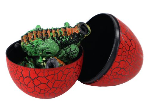 Dinoszaurusz figura tojás 3 szín 9cm