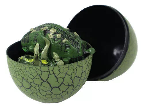 Dinoszaurusz figura tojás 3 szín 9cm