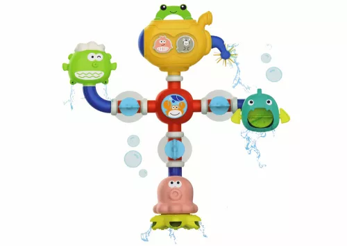 Túlfolyó fürdővíz játék robot tapadókorongok
