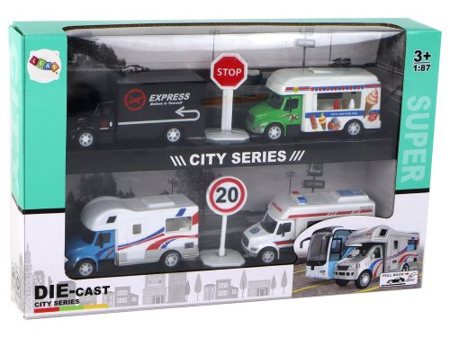 Lakóautós mentő fagylaltozó súrlódós meghajtással 1:87 A