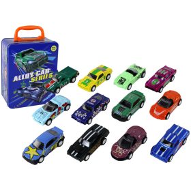 Súrlódó meghajtású járműkészlet 12 ELE Metal 1:64