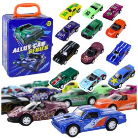 Súrlódó meghajtású járműkészlet 12 ELE Metal 1:64