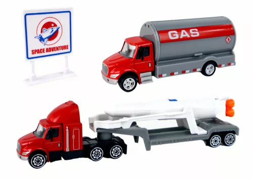 Figurakészlet Space Truck Rocket 15 El.