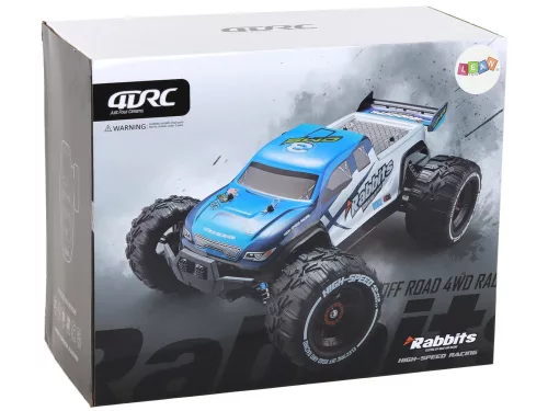 Rabbits RC terepautó 4-kerék meghajtású sárga 2.4G