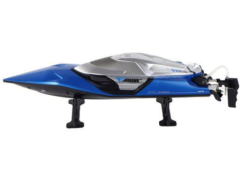 Motorcsónak Távirányítós 2.4G Világítás 30 km/h Kék