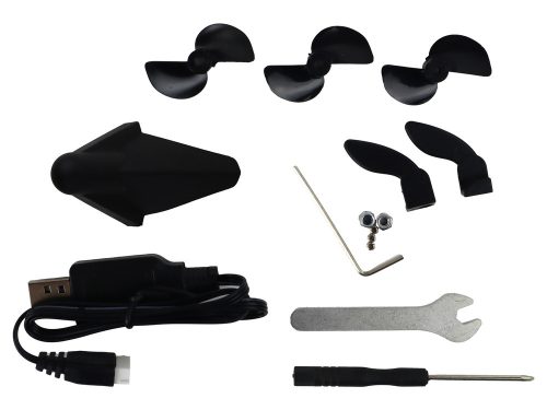 Motorcsónak Távirányítós 2.4G Világítás 30 km/h Kék