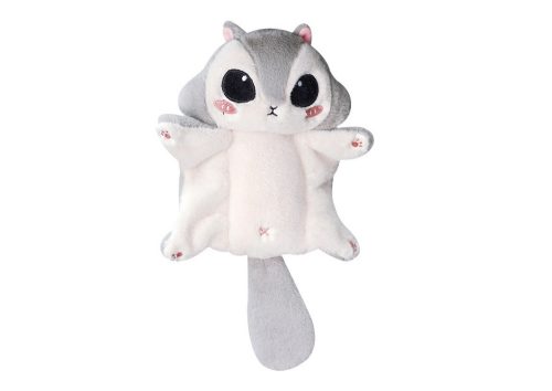 Plüss Mascot Sugar Glider Squirrel Szürke Kulcstartó 10 cm