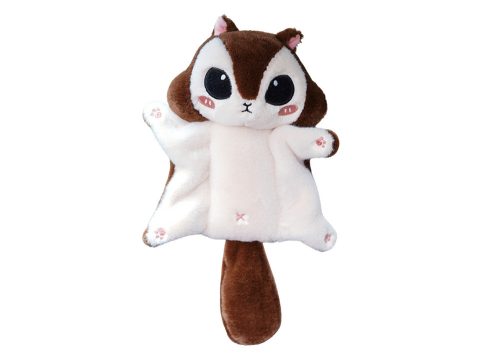 Plüss Mascot Sugar Glider Squirrel Brown Kulcstartó 10 cm