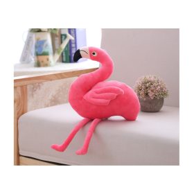 Rózsaszín flamingó plüss kabalafigura 15 cm